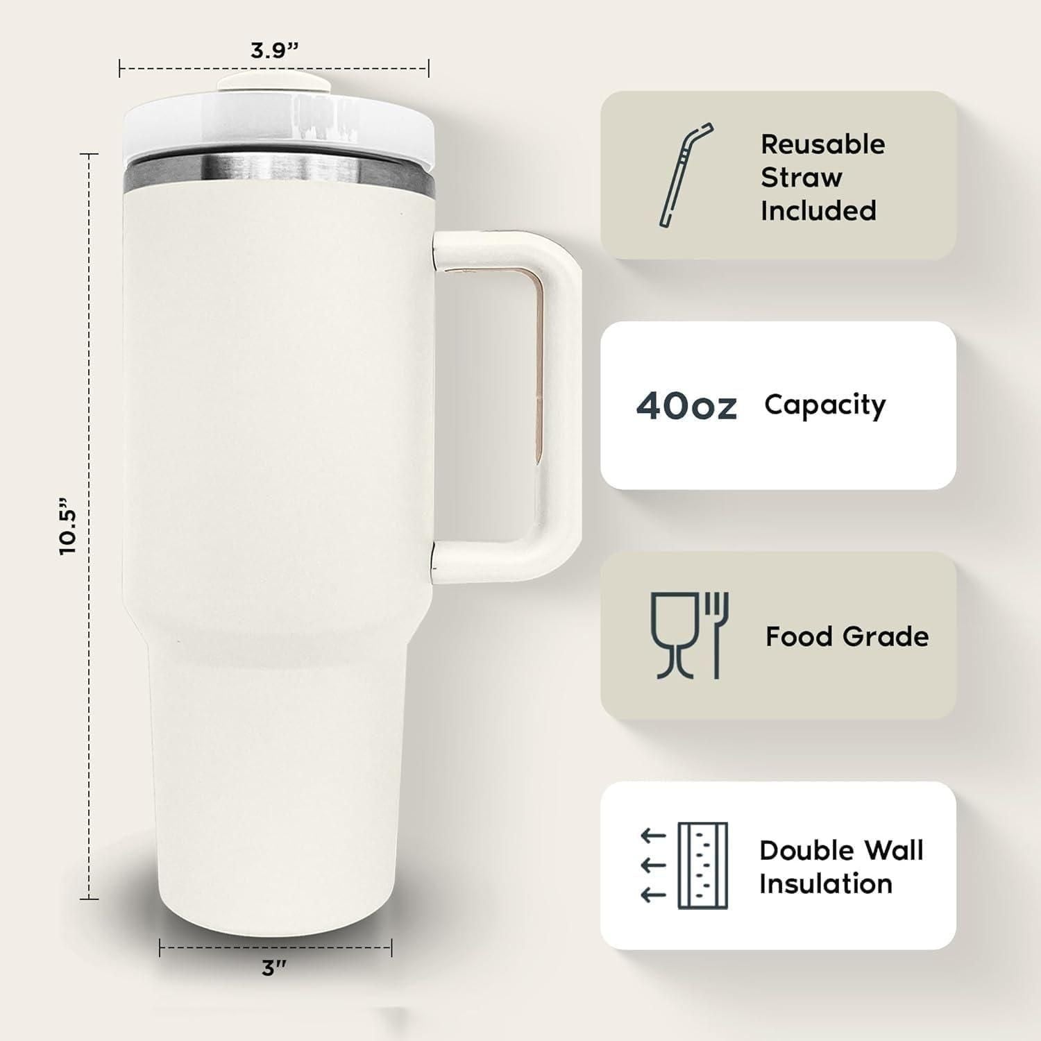 Stainless Steel Vacuum-Insulated Tumbler